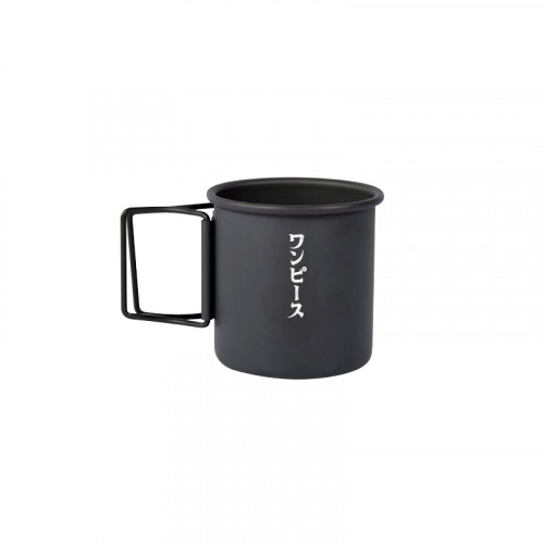 [PRE-ORDER] One Piece Film Red Stainless Steel Camping Mug (Black)