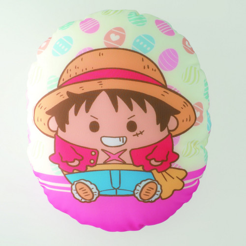 One Piece Mugi Mugi  egg-shaped cushion - Luffy & Chopper
