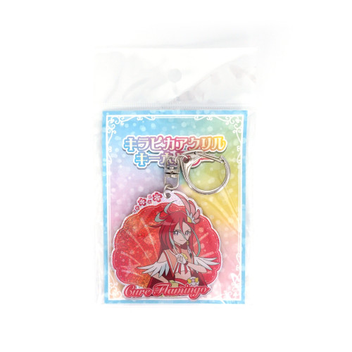 Tropical-Rouge! Pretty Cure Kirapika acrylic key chain - Cure Framingo