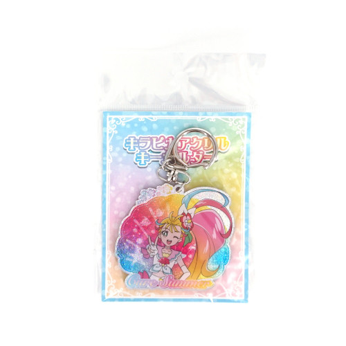 Tropical-Rouge! Pretty Cure Kirapika acrylic key chain - Cure Summer